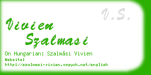 vivien szalmasi business card